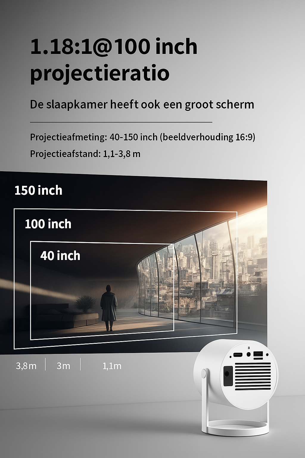 VisionBeam™ - Jouw bioscoopervaring in zakformaat!
