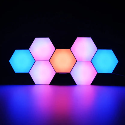 LumiTile™ - Creëer je eigen lichtspektakel met modulaire RGB-hexagonpanelen!